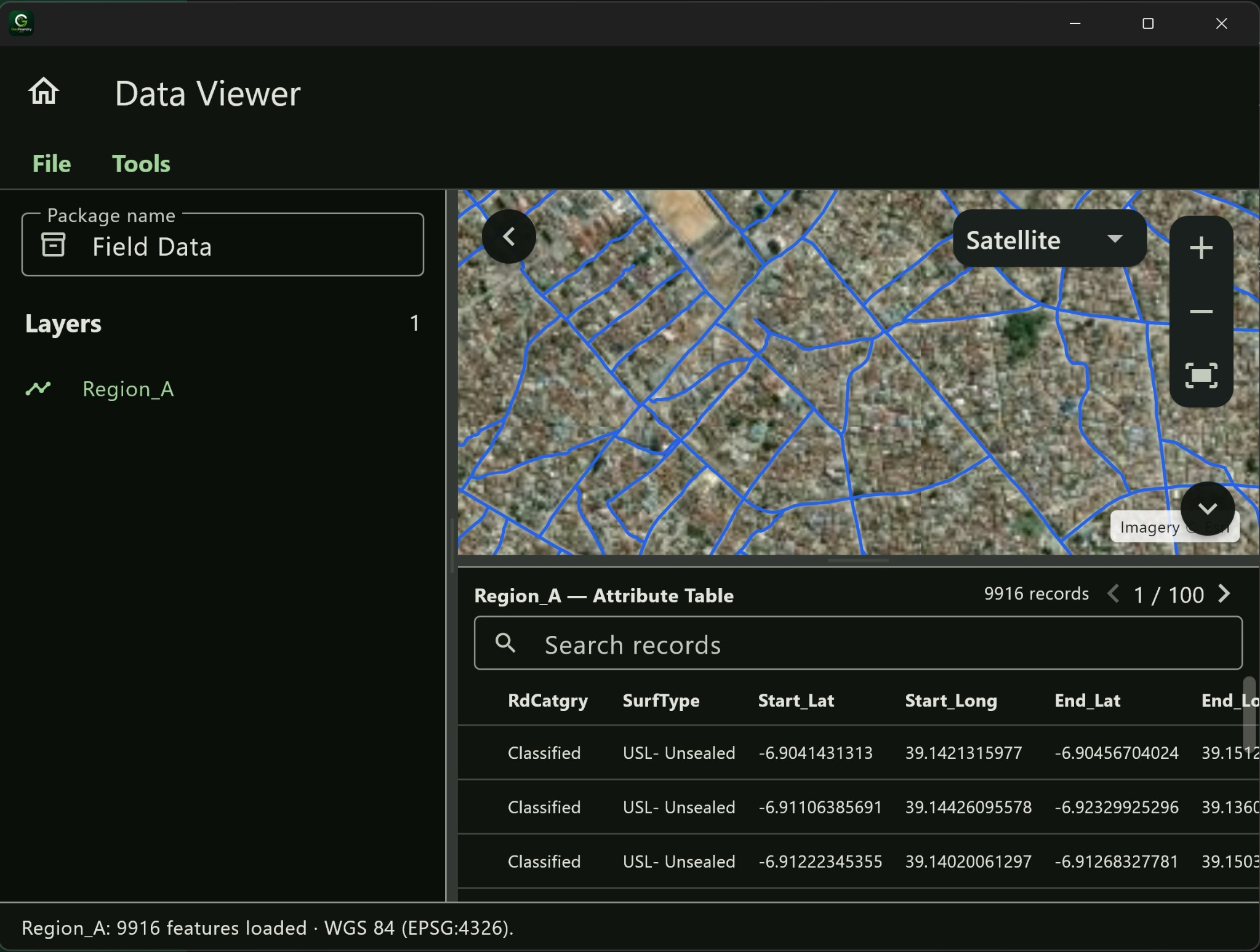 Template Builder — Data Viewer